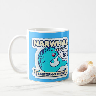 Narwhal Einhorn des Meeres Kaffeetasse