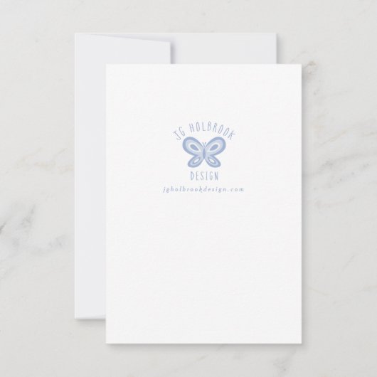 Narwhal Else Classroom Valentine Card Karte (Rückseite)