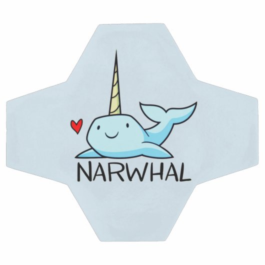Narwhal Fußball (Flach)