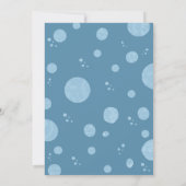 Narwhal Geburtstag Einladung Boy 1. Geburtstag (Rückseite)