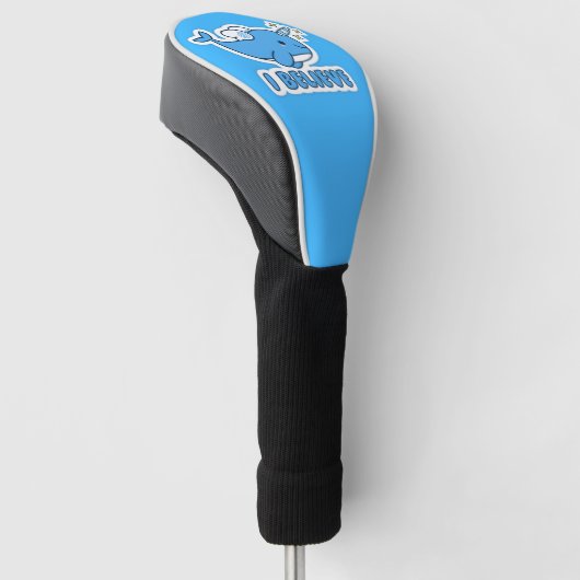 Narwhal Ich glaube Golf Headcover (angewinkelt)