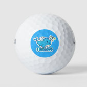 Narwhal Ich glaube Golfball (Vorderseite)
