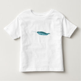 Narwhal im blauen Ozean Kleinkind T-shirt