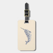 Narwhal in Dosen Gepäckanhänger (Vorderseite vertikal)