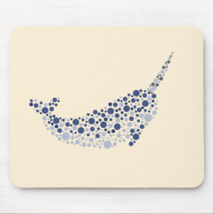 Narwhal in Dosen Mousepad