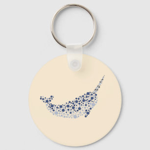 Narwhal in Dosen Schlüsselanhänger