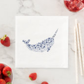 Narwhal in Dosen Serviette (Beispiel)