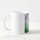 Narwhal in the Deep 110924AREF142 - Watercolor Kaffeetasse (Links)