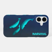 Narwhal iPhone 16 Hülle (Rückseite (Horizontal))