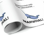Narwhal ist mit dem Universum Narwhal verbunden Geschenkpapier (Rolleneckpunkt)