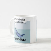 Narwhal ist mit dem Universum Narwhal verbunden Kaffeetasse (Vorderseite Links)