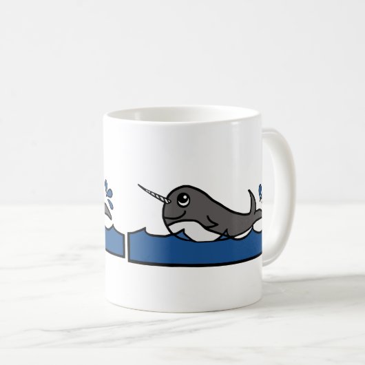 Narwhal Kaffeetasse (VorderseiteRechts)