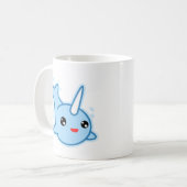 Narwhal Kawaii Kaffeetasse (Vorderseite Links)