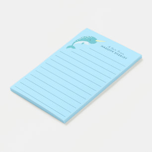 Narwhal Kid's Niedlicher Wald Post-it Klebezettel