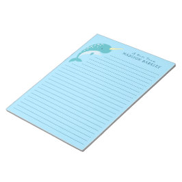 Narwhal Kid's Niedliches Stationary Notepad Notizblock