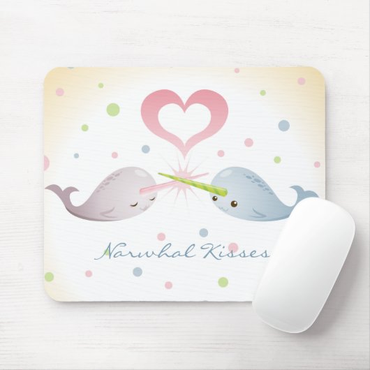 Narwhal küsst Mousepad (Mit Mouse)