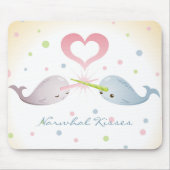 Narwhal küsst Mousepad (Vorne)
