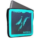 Narwhal Laptopschutzhülle (Vorne Rechts)