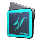 Narwhal Laptopschutzhülle (Vorderseite Links)