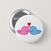 narwhal Liebe Button (Vorne & Hinten)