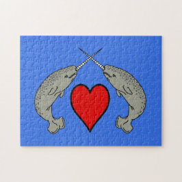 Narwhal Liebe Puzzle