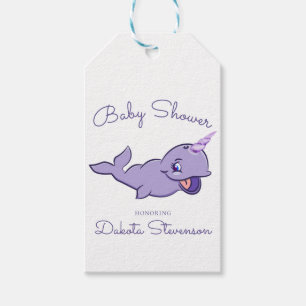 Narwhal Lila   Lilac Magical Sea Unicorn Dusche Geschenkanhänger