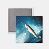 Narwhal Magnet (Vorderseite/Rückseite)