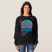 Narwhal Mama Retro Mama Narwhal Sweatshirt (Vorne ganz)