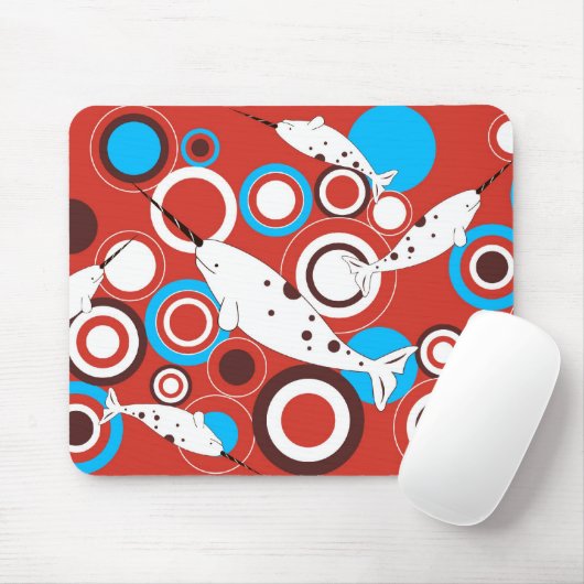 Narwhal Mausunterlage Mousepad (Mit Mouse)