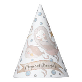 Narwhal, Mermaid, Unicorn, Dragon Pastel Personali Partyhütchen