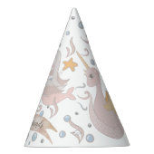 Narwhal, Mermaid, Unicorn, Dragon Pastel Personali Partyhütchen (Rechts)
