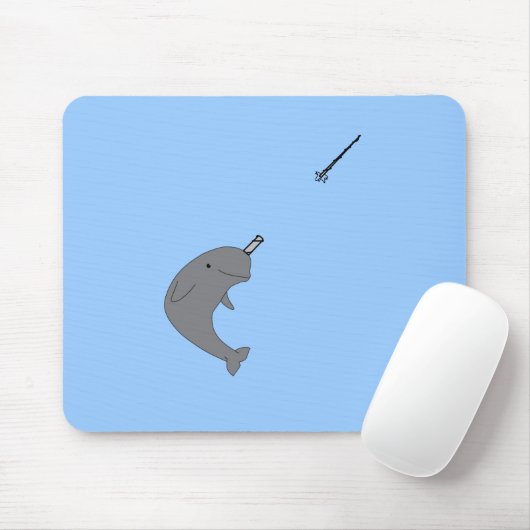 Narwhal Mousepad (Mit Mouse)