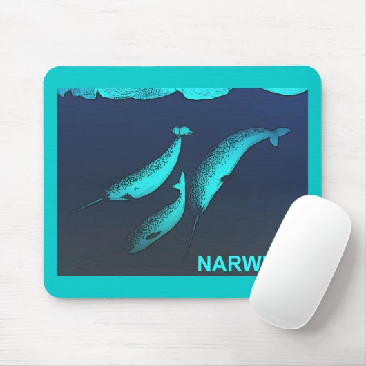 Narwhal Mousepad (Mit Mouse)
