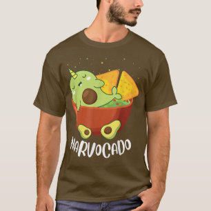 Narwhal Narvocado Narwhal Avocado Guacamole Vegan T-Shirt