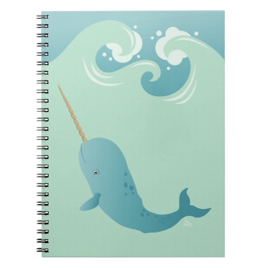 Narwhal Notizbuch Notizblock (Vorderseite)