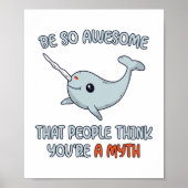 Narwhal Phantastisch Myth Poster (Vorne)