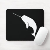 Narwhal Piktogramm Mousepad (Mit Mouse)
