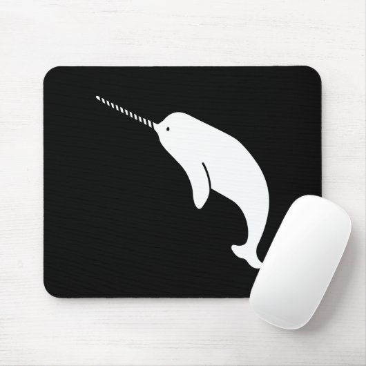 Narwhal Piktogramm Mousepad (Mit Mouse)