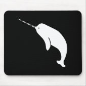 Narwhal Piktogramm Mousepad (Vorne)
