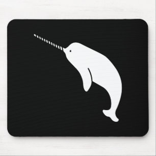 Narwhal Piktogramm Mousepad