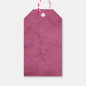 Narwhal Pink | Girly Kawaii Chibi Cartoon Dusche Geschenkanhänger (Rückseite)