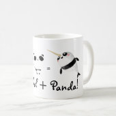 Narwhal plus Panda! Kaffeetasse (VorderseiteRechts)
