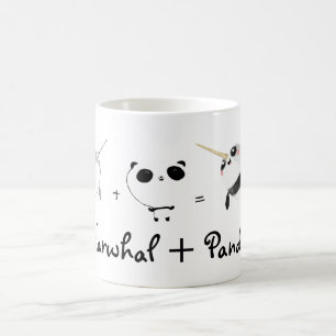 Narwhal plus Panda! Kaffeetasse