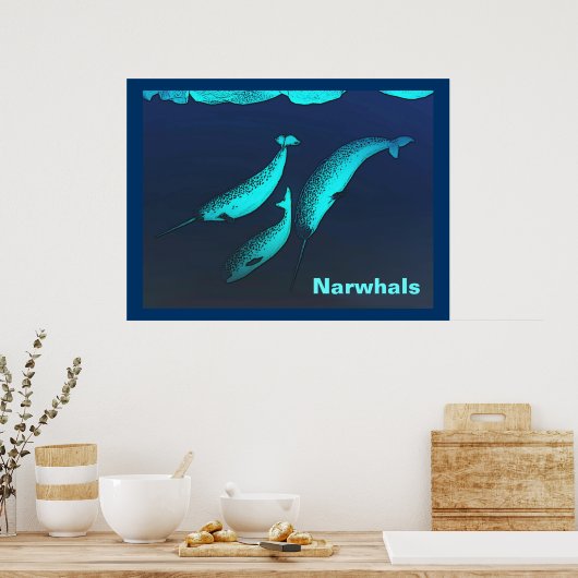 Narwhal Poster (Küche)