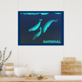 Narwhal Poster (Küche)