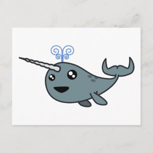 Narwhal! Postkarte