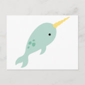 Narwhal Postkarte (Vorderseite)