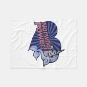 Narwhal Power Fleecedecke (Vorderseite (Horizontal))
