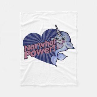 Narwhal Power Fleecedecke