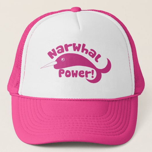 Narwhal Power Truckerkappe (Vorderseite)